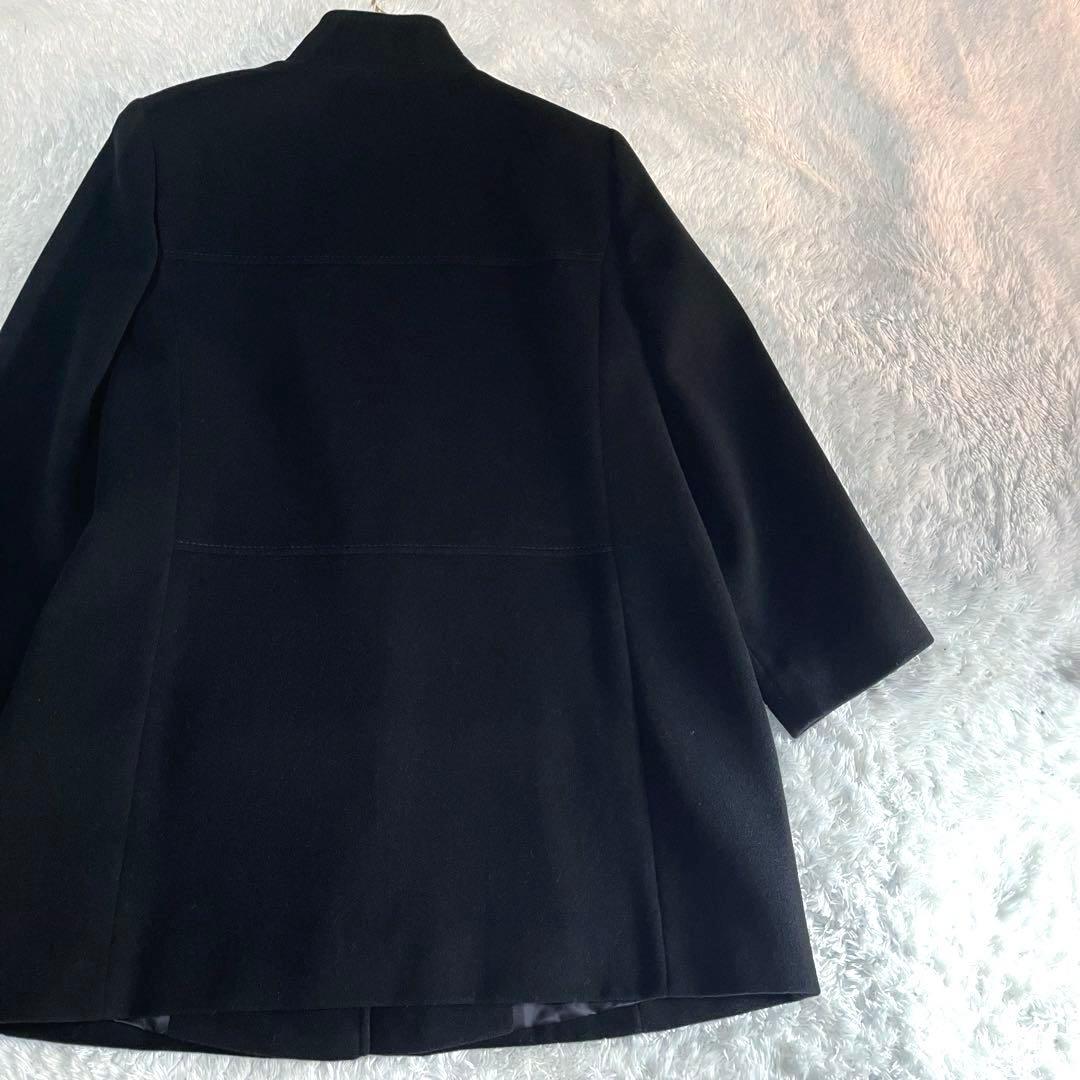 美品　レリアン　カシミヤ100% コート　ミドル丈　大きいサイズ　エレガント