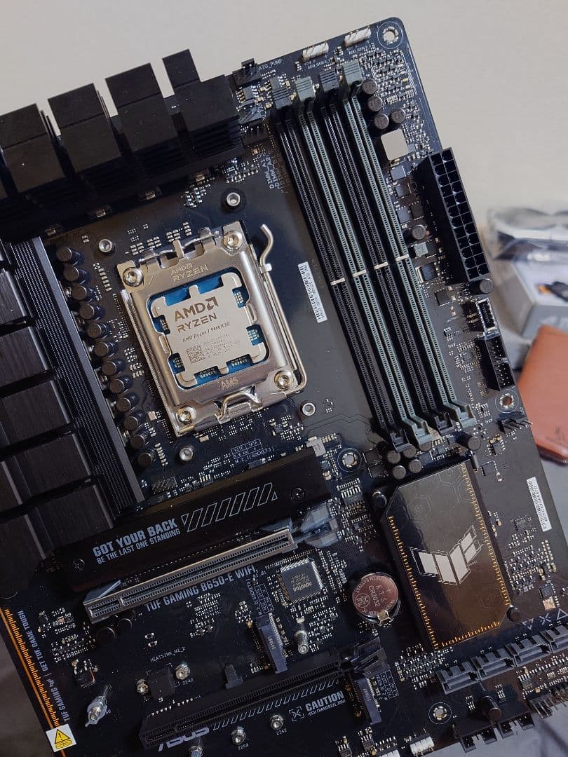Ryzen 7 9800X3D ASUS TUF B650E セット ジャンク