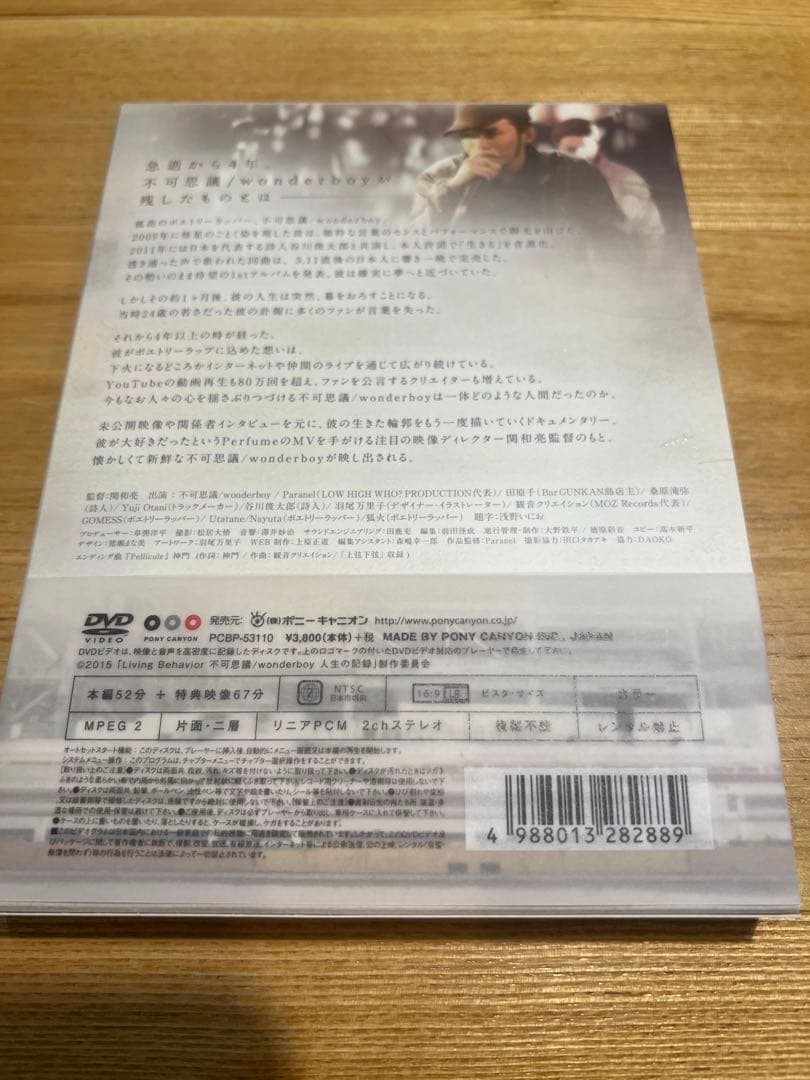【極美品】Living Behavior 不可思議/wonderboy人生の記録