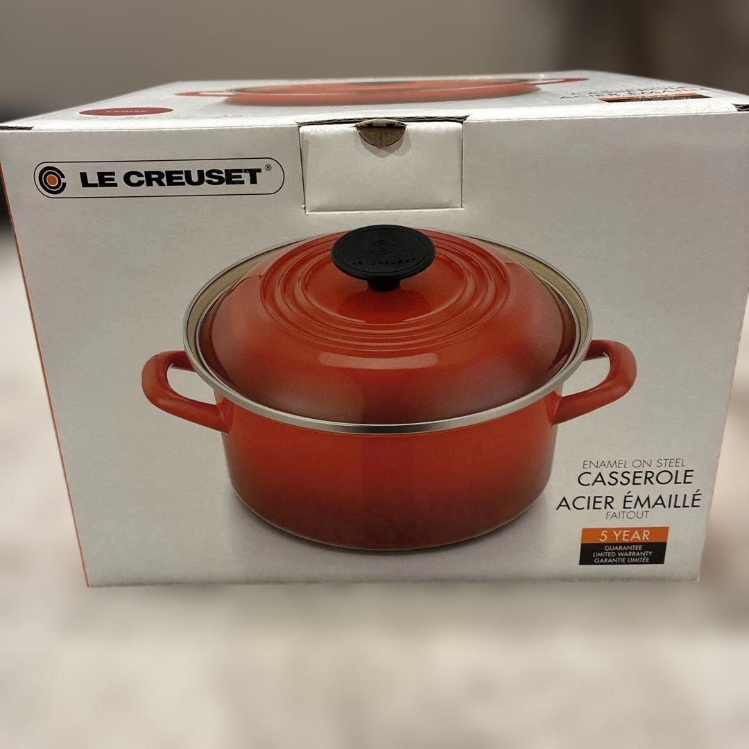 調理器具 LE CREUSET CASSEROLE 20cm CERISE