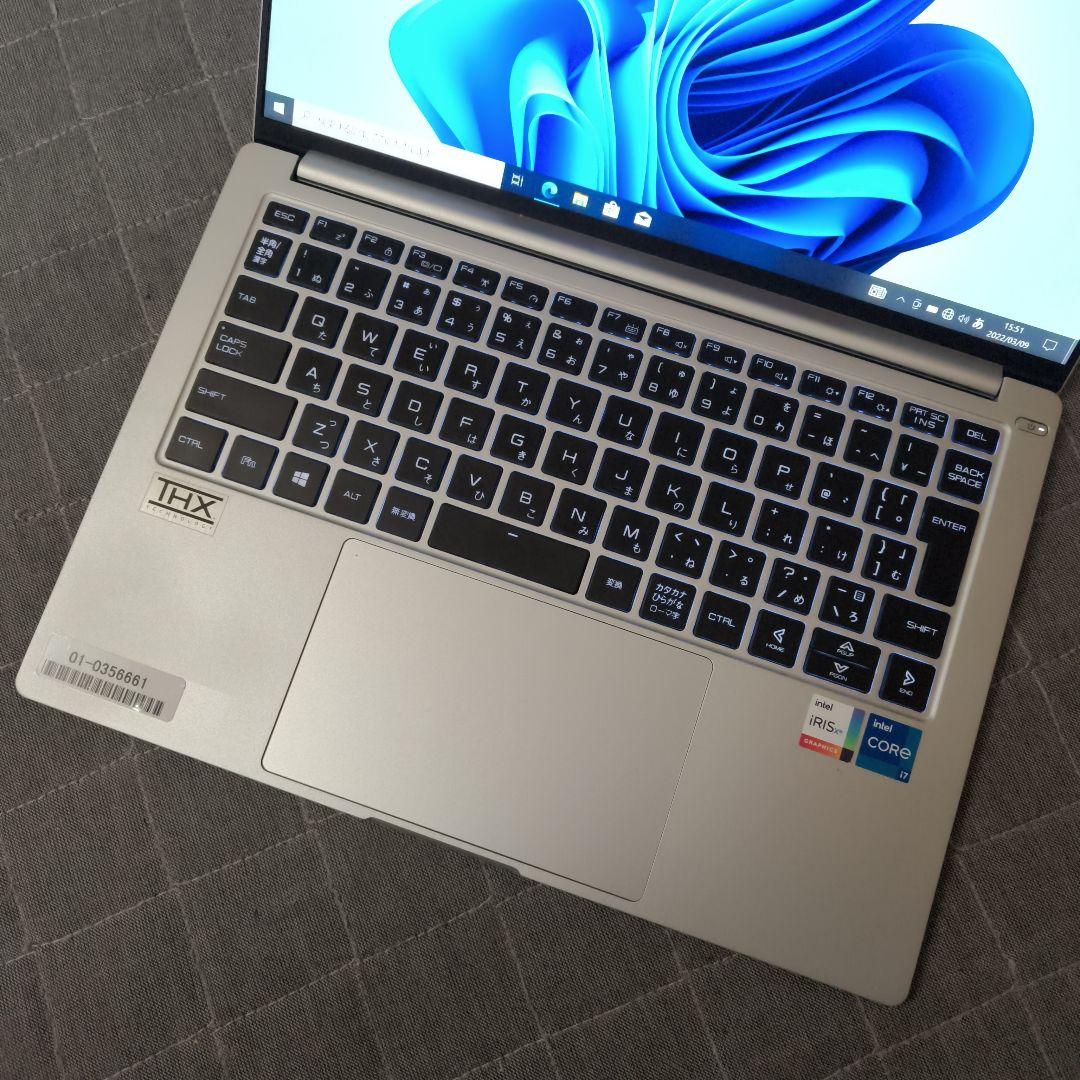 良好 超軽量967g Mouse 爆速 11世代i7 16GB 512G 14型
