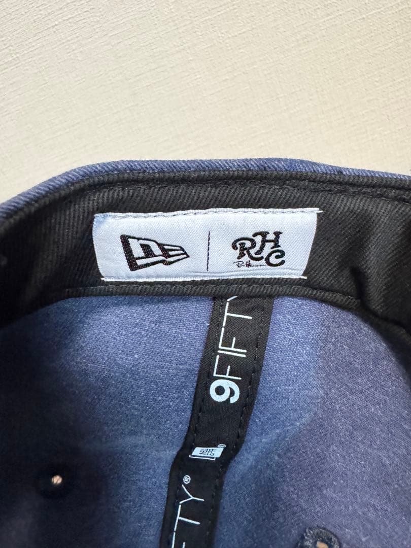 新品 ロンハーマン ニューエラ 9FIFTY キャップ フェード ネイビー