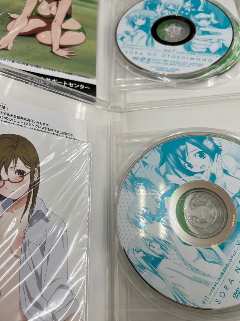 写真1.2 そらのおとしもの+f(フォルテ) 各全６巻　全巻セット　dvd