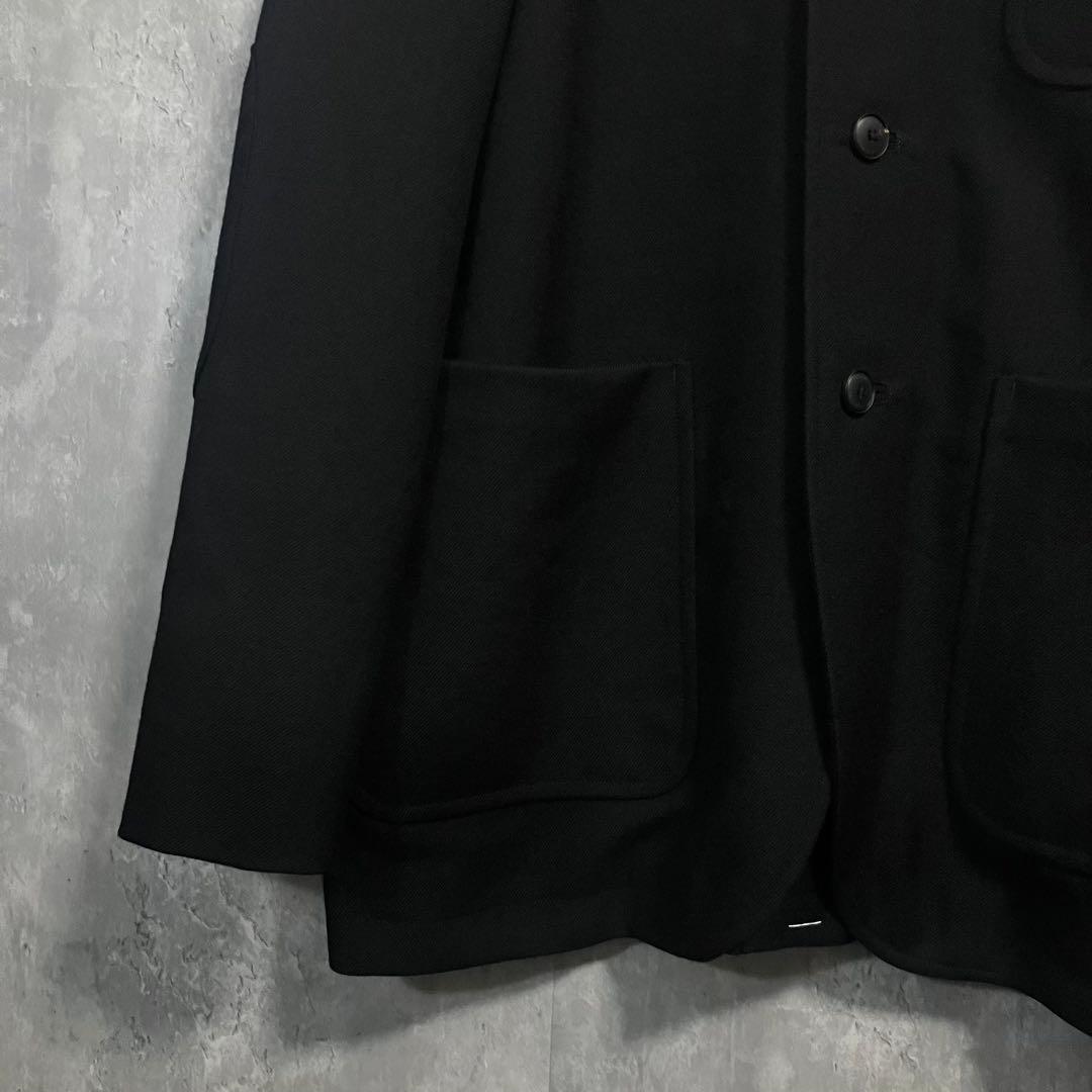 【新品】MBハイエンド尾州 近江晒ウール フォレスティエールジャケットSブラック