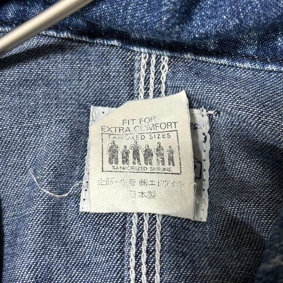 90s Lee 91-j ハウスタグ 復刻 0412 デニムカバーオール 古着