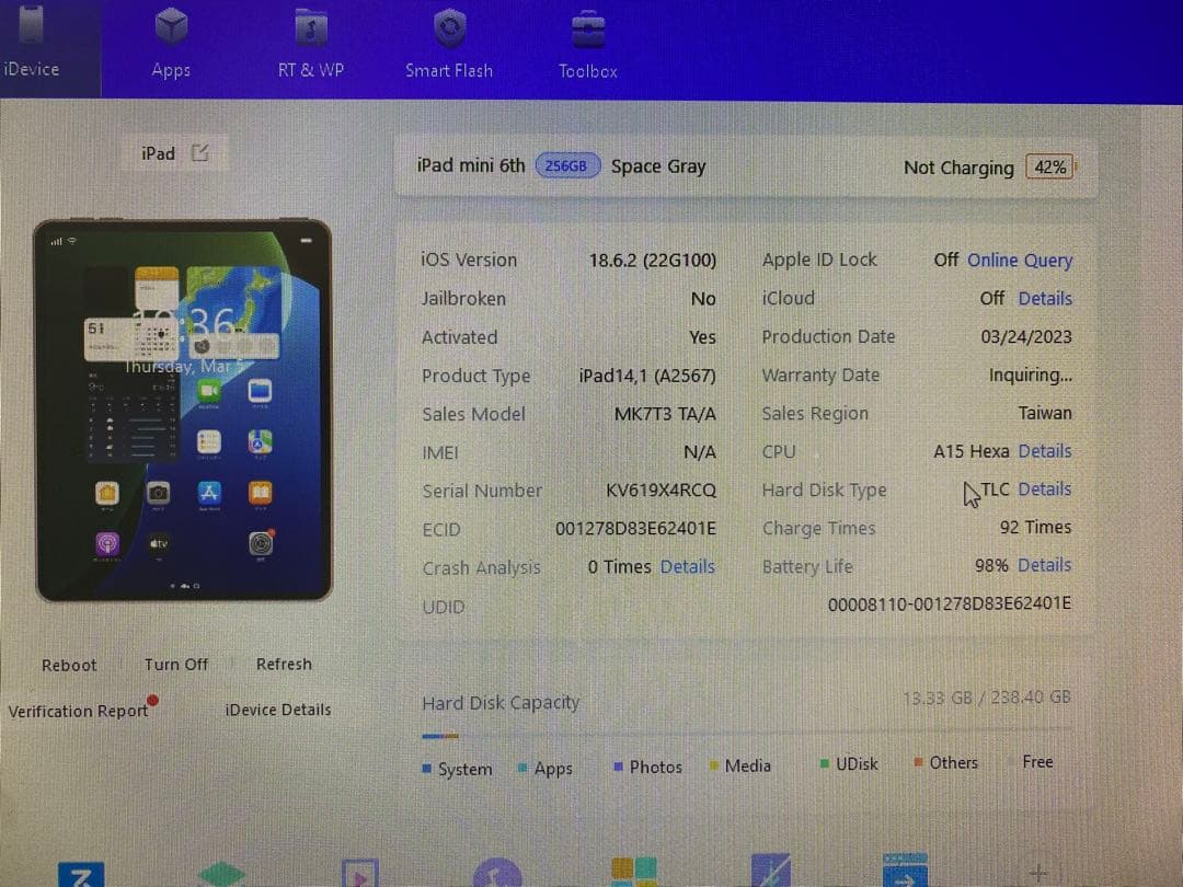 Ipad mini 第6世代 256GB X4RCQ