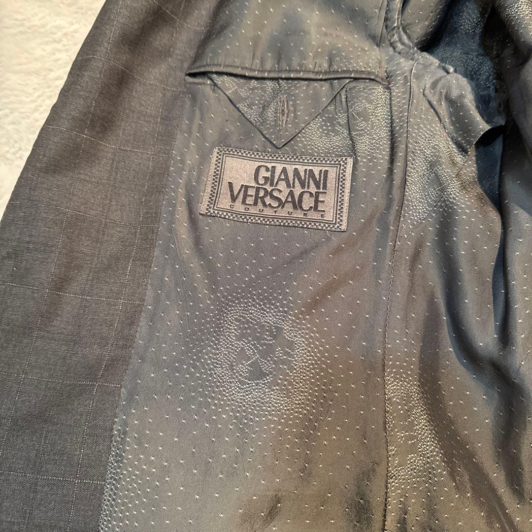 GIANNI VERSACE ヴェルサーチ スーツ セットアップ グレー