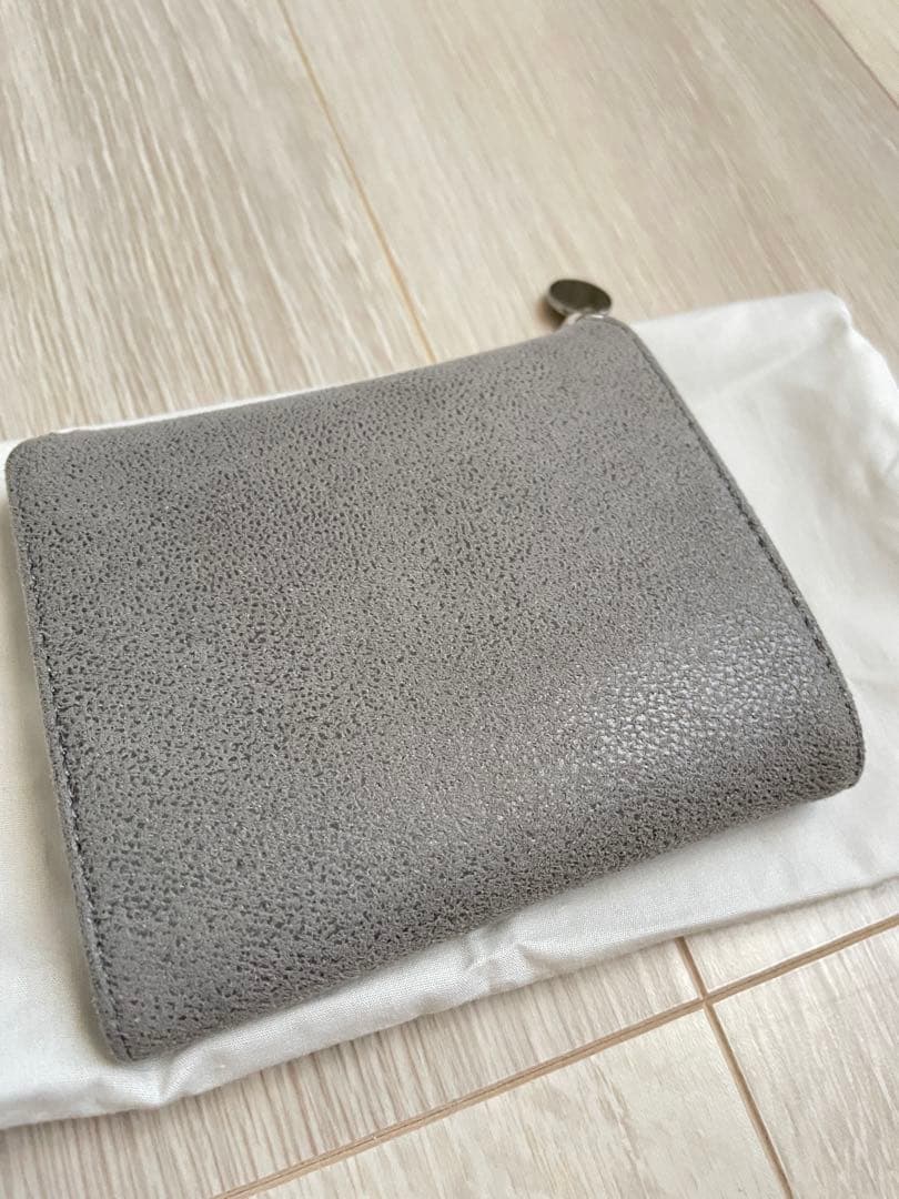 STELLAMcCARTNEY 三つ折り財布 グレー