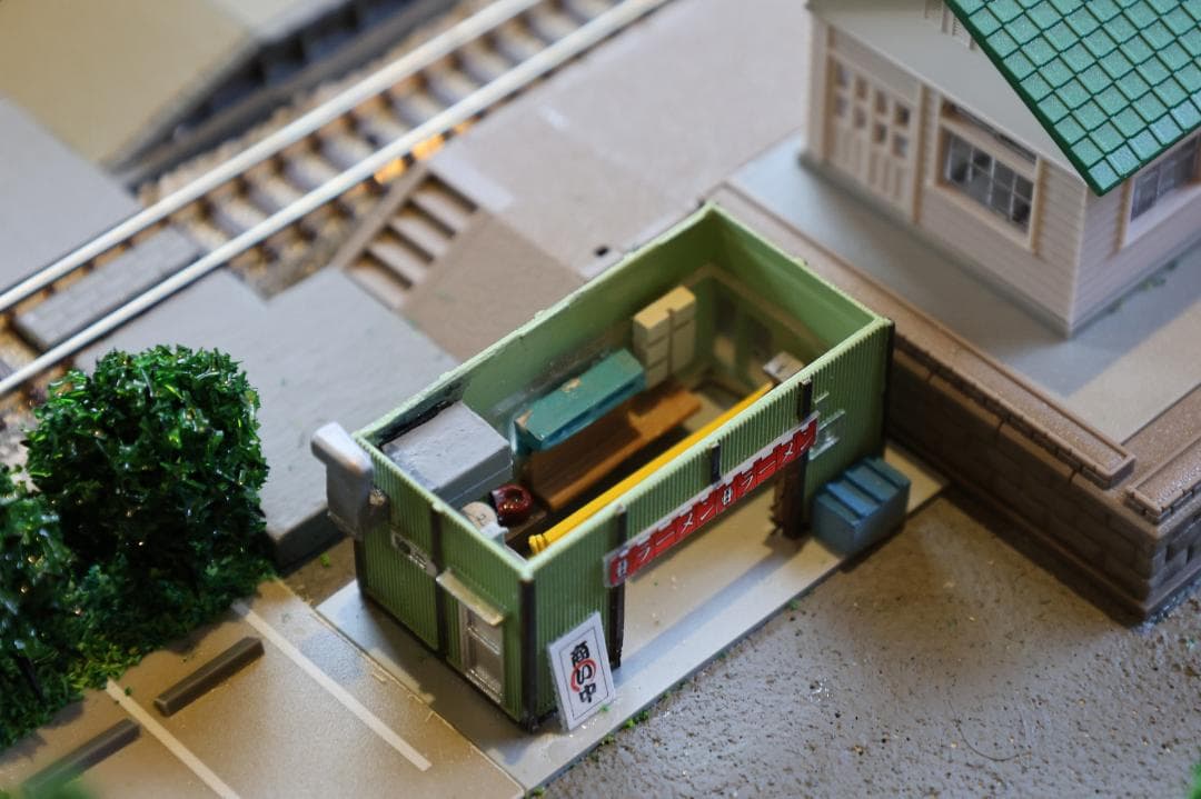 Nゲージ 鉄道模型 田園風景　ジオラマ完成品
