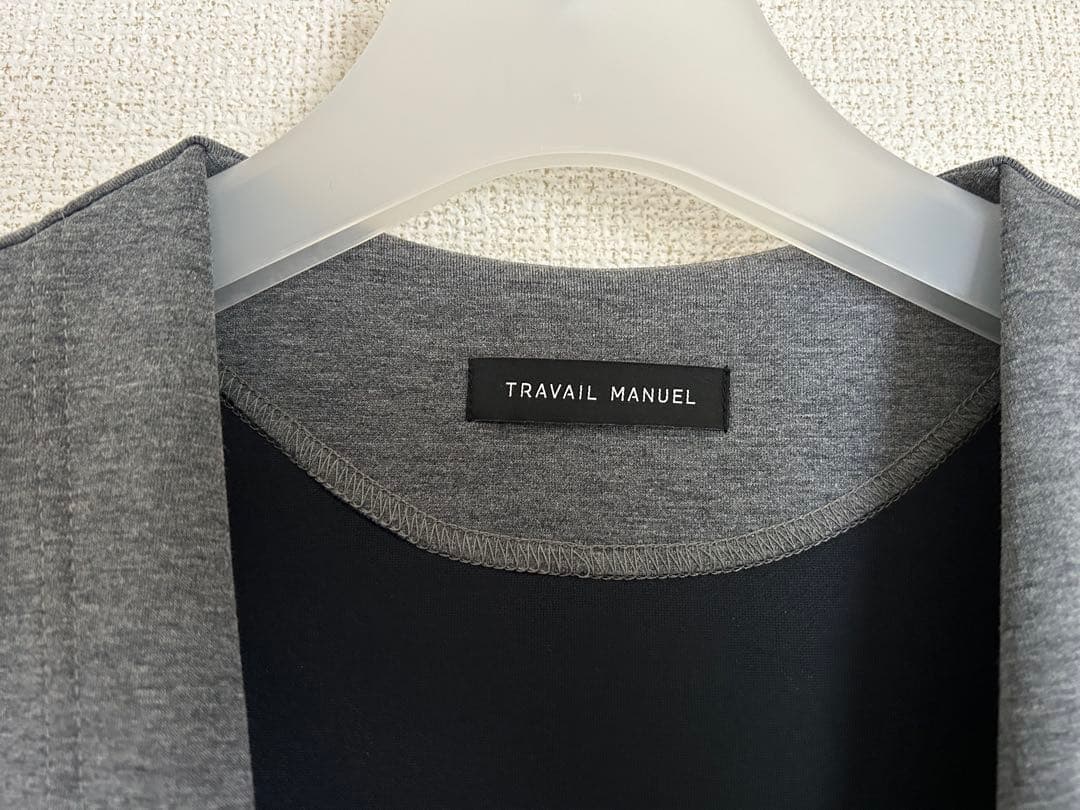 【美品】TRAVAIL MANUEL クッションダンボール・エアコート　Free