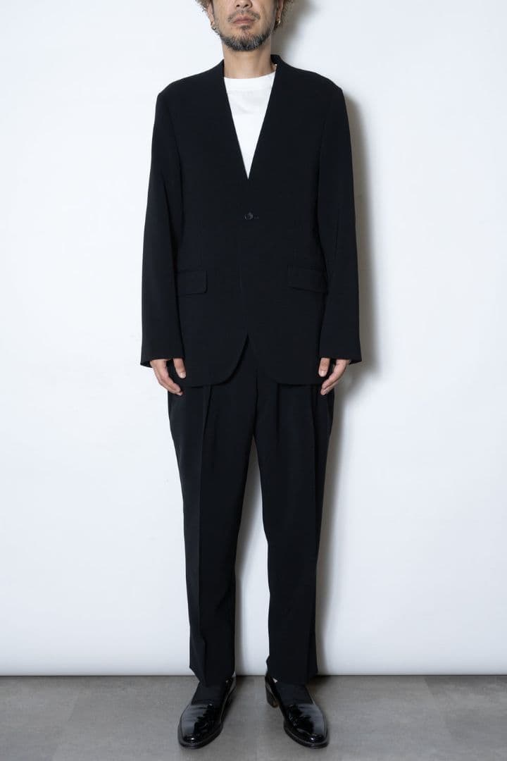 ジャケット・アウター RAINMAKER DOUBLE CLOTH NO COLLAR JACKET