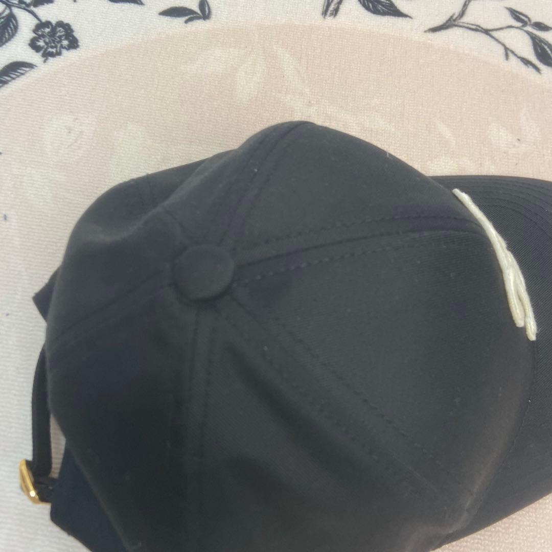 CELINE ダブルキューブロゴ ベースボールキャップ ブラック