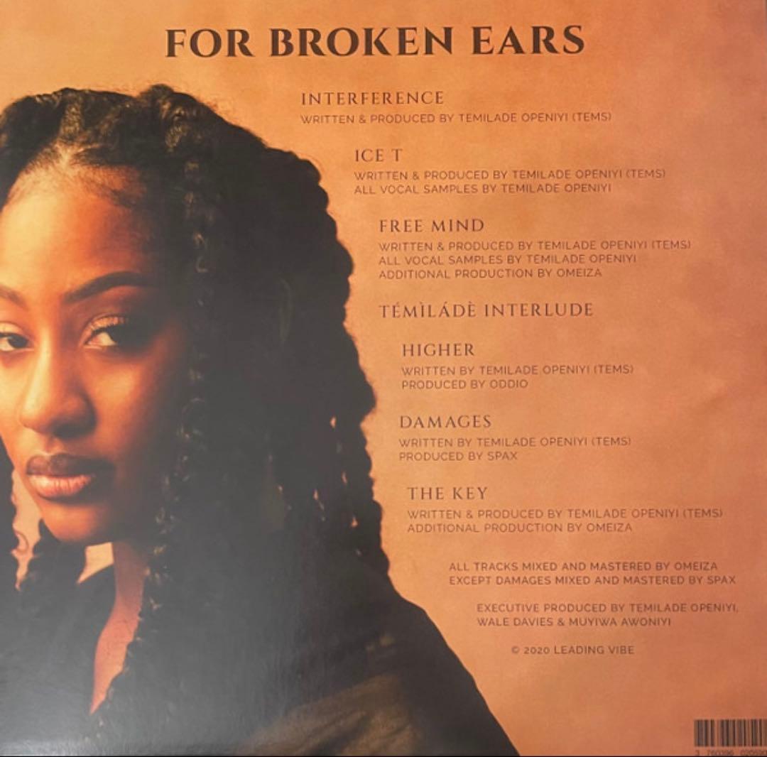 洋楽 Tems / For Broken Ears