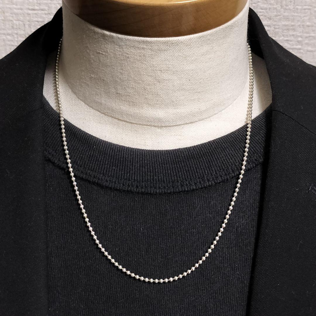 グッチ ネックレス ボールチェーン 50cm シルバー 925 Ag