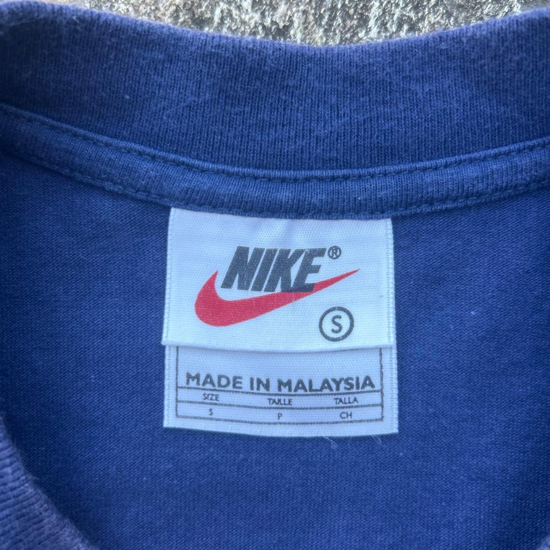 みちみち90s 白タグ NIKE ナイキ ビッグスウッシュ Tシャツ　Ｓ