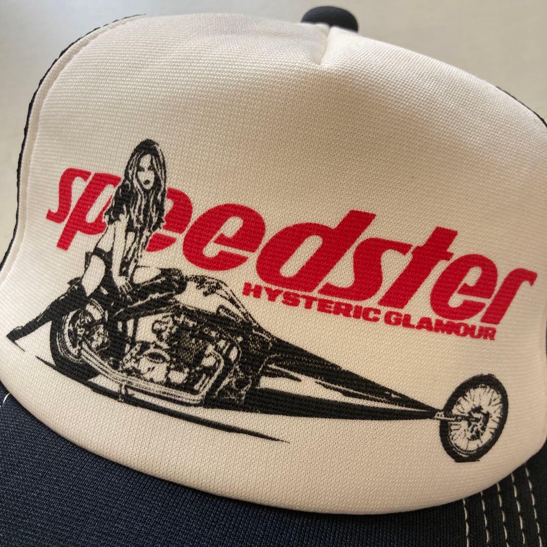 HYSTERIC GLAMOUR メッシュキャップ トラッカー 黒
