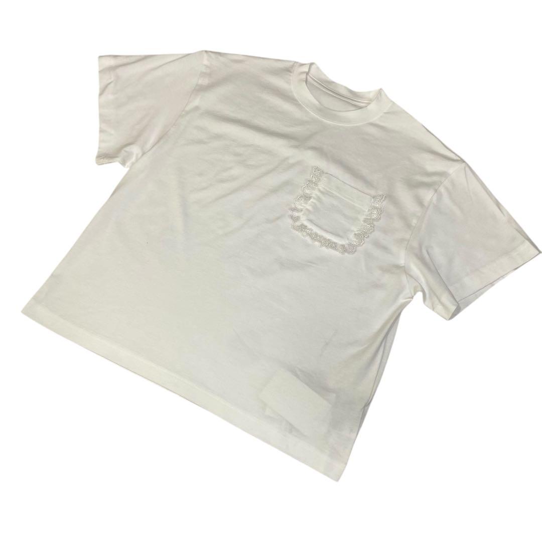 新品未使用gypsohila Lace Frill Pocket Tee