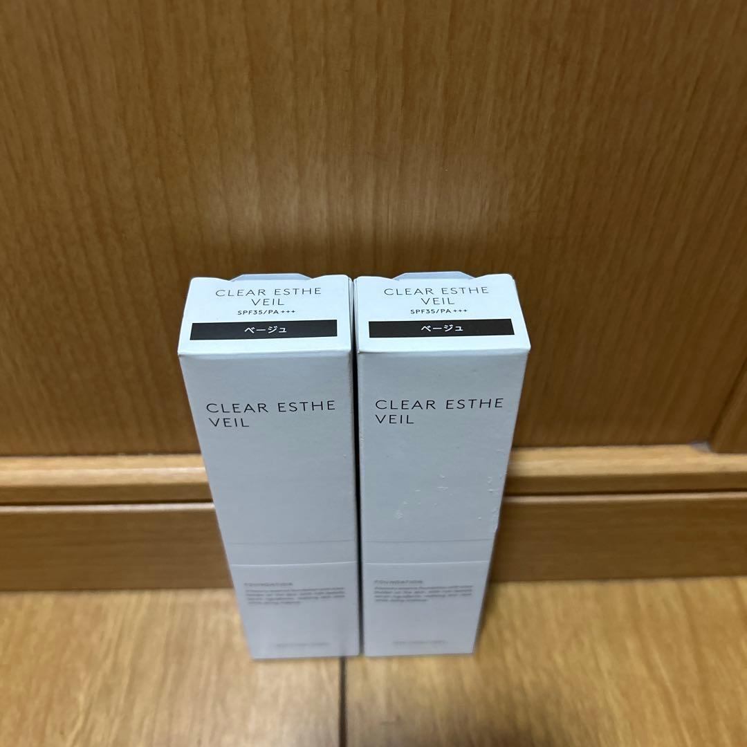 マキアレイベル　薬用クリアエステヴェール　ベージュ25ml ファンデ2個セット