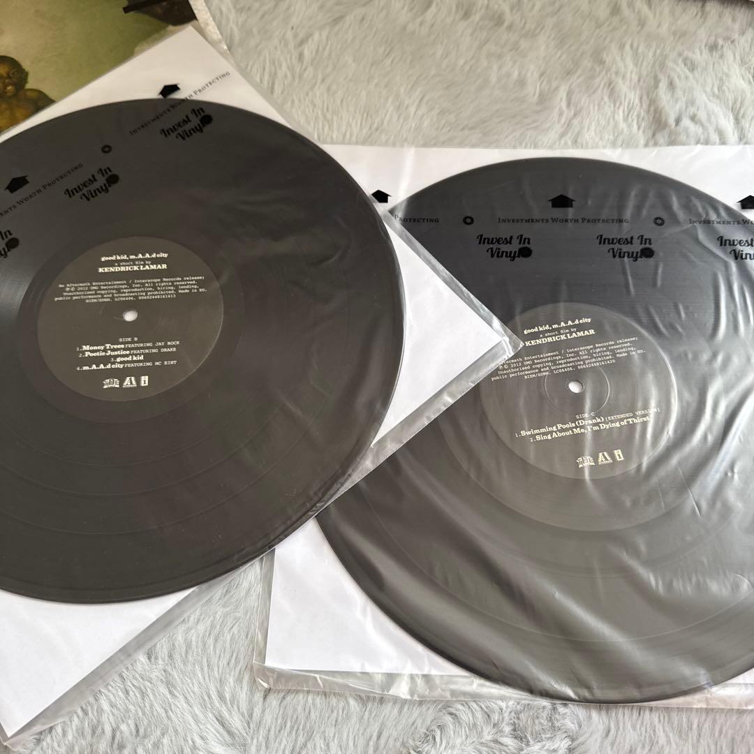 kendrick lamar LP good kid maad city カラー