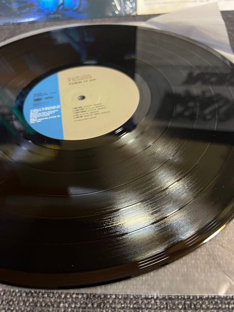 RAJAS TURN IT UP 帯付き 美品 邦楽ロック LPレコード 邦楽