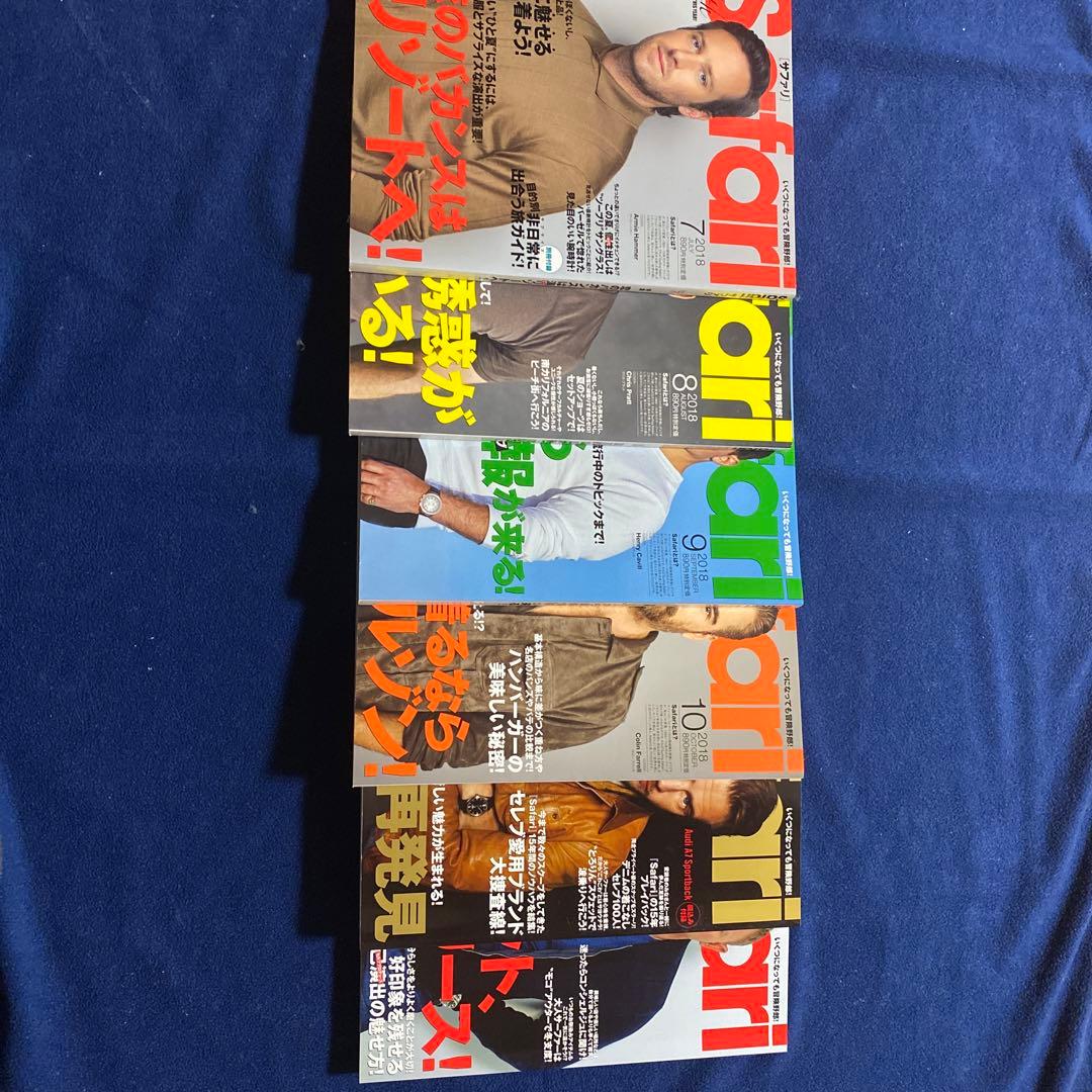 Safari2018年1月号〜12月号