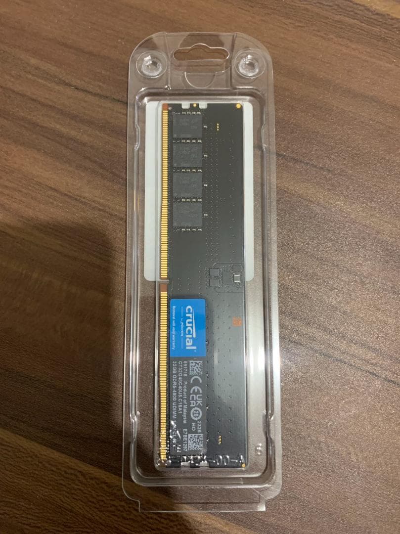 新品Crucial DDR5 RAM 32GBx1枚 CT32G48C40U5