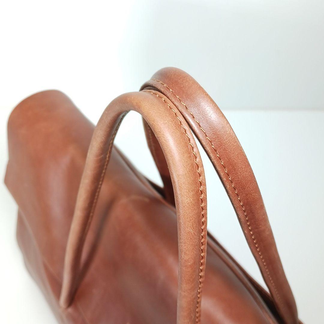 ✨美品✨現行品✨Hoaw.　ハァウ　ヴィンテージ加工フラップボストン　大容量