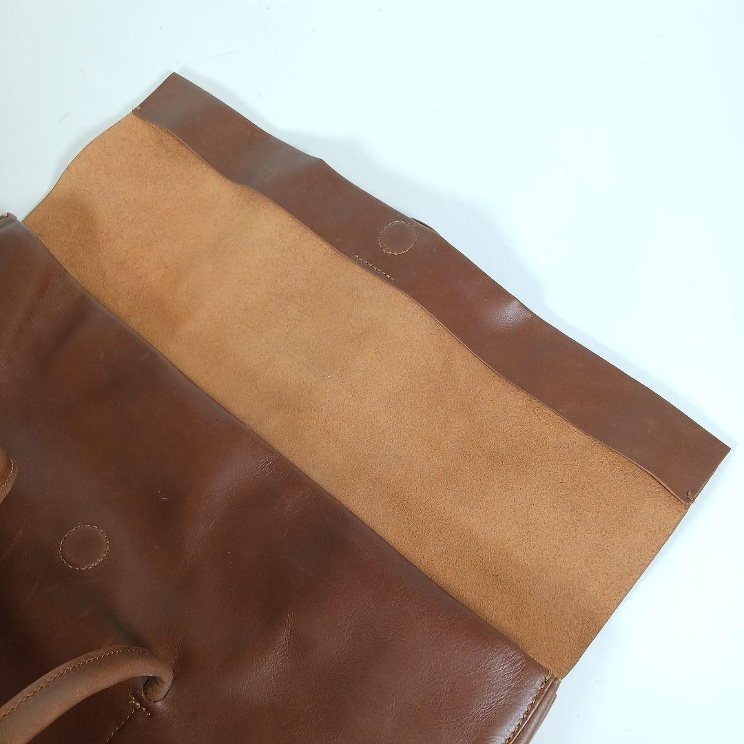 ✨美品✨現行品✨Hoaw.　ハァウ　ヴィンテージ加工フラップボストン　大容量