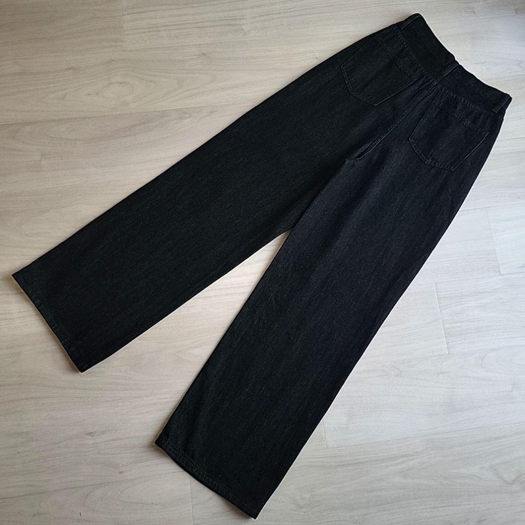 TWWデニム 2(g+c) 骨格ウェーブ xxs/s ブラック