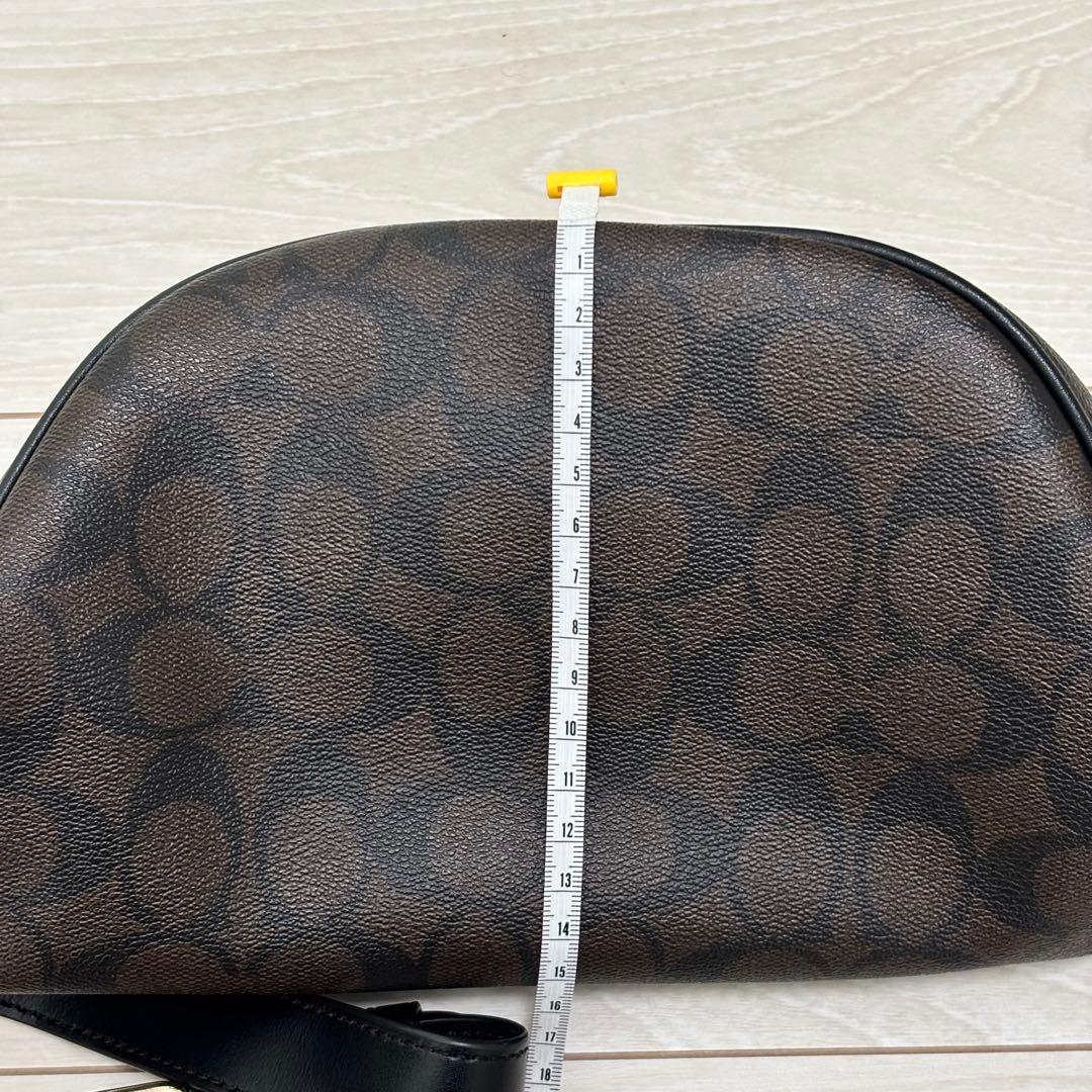 COACH コーチ ボディバッグ シグネチャー ブラウン F48740