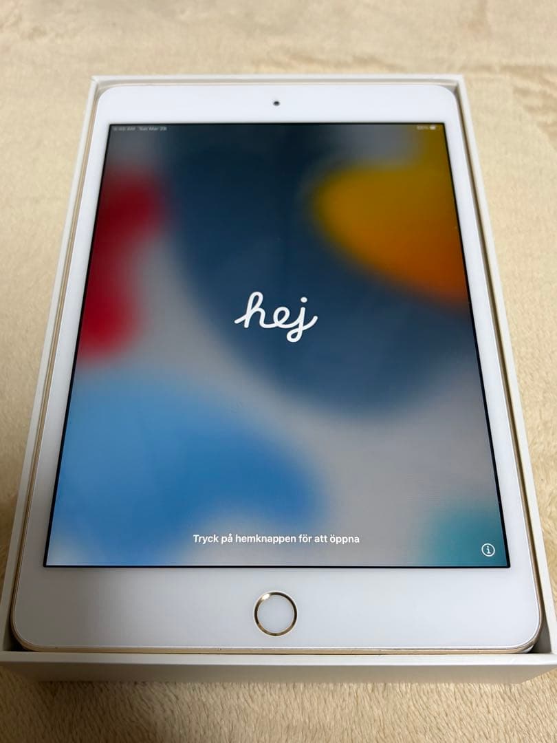 iPad mini4 ゴールド