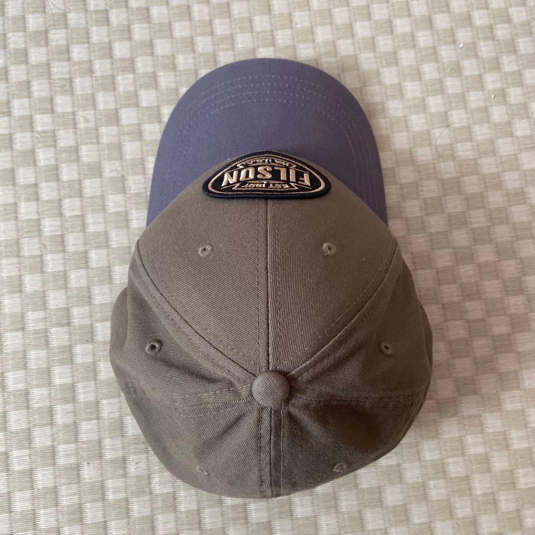 n*迎様 FILSON ワークキャップ グレー/カーキ