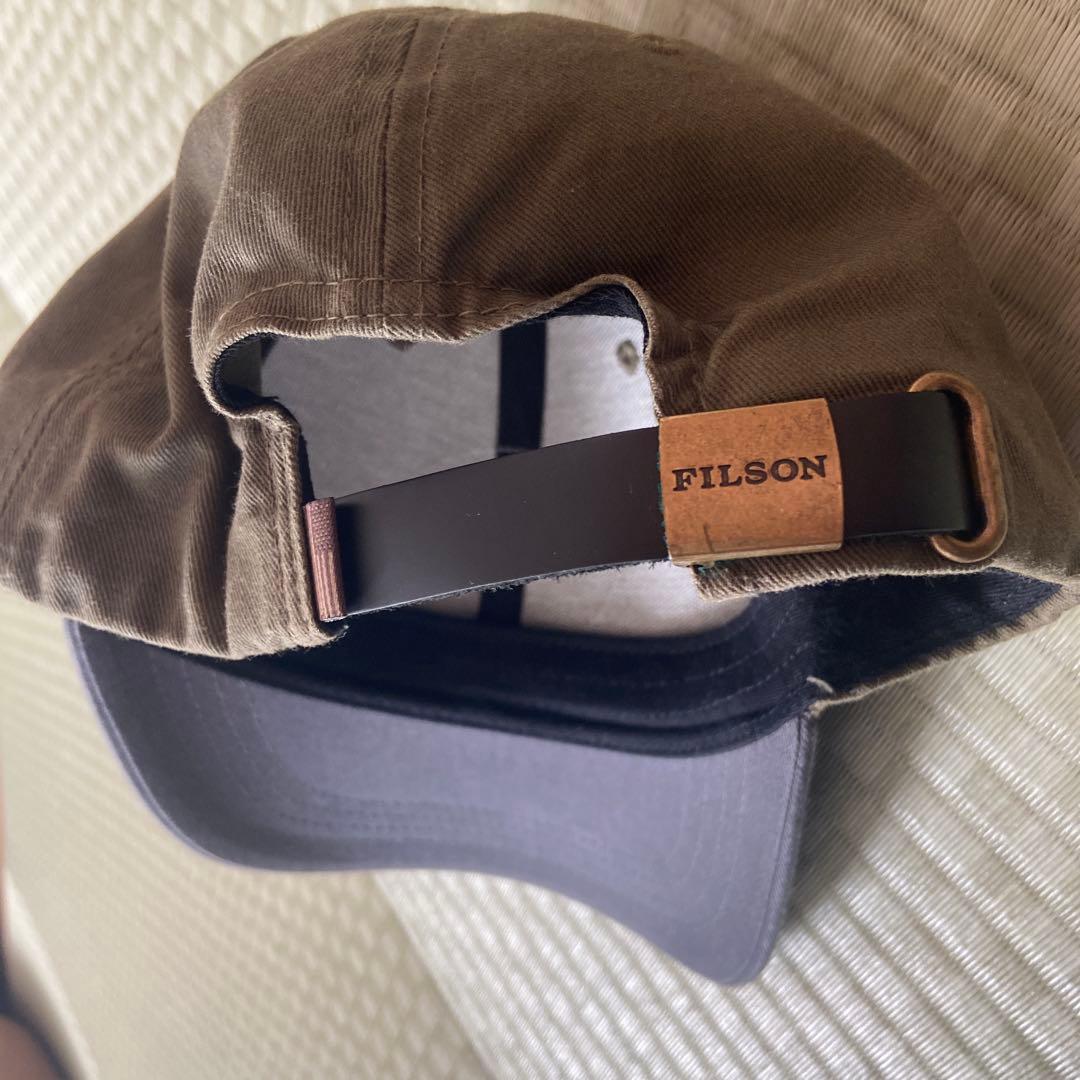n*迎様 FILSON ワークキャップ グレー/カーキ