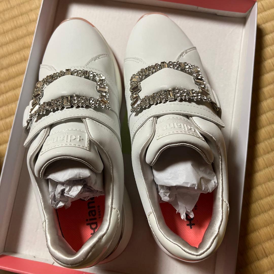 【美品】ダイアナ　ゴルフシューズ　ホワイト