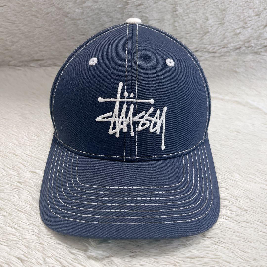 美品 STUSSY Basic Structured Low Pro Cap