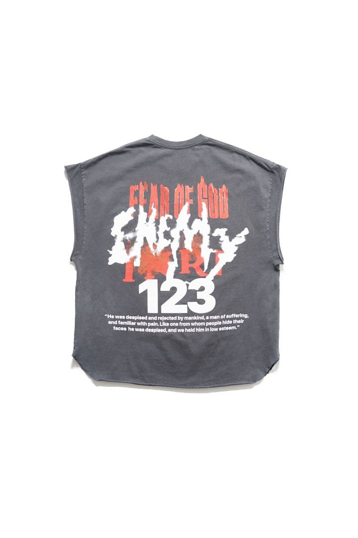 トップス Fear of God x RRR 123 Cut Off Tee