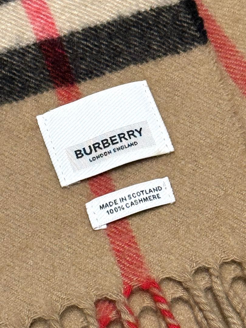 BURBERRY マフラー 現行タグ