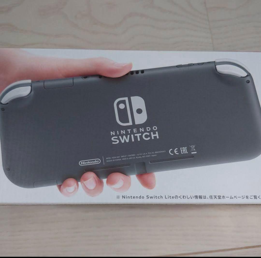 【新品★ニンテンドースイッチ　ライト/　グレー】箱にキズあり