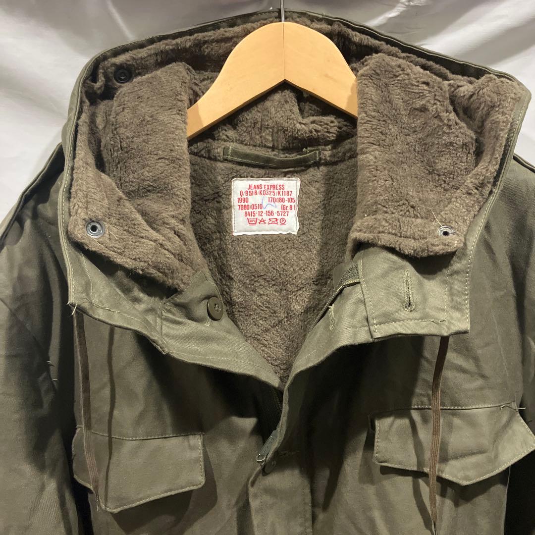 ドイツ軍　1990年製　モッズコート　ミリタリージャケット　古着　ライニング付き