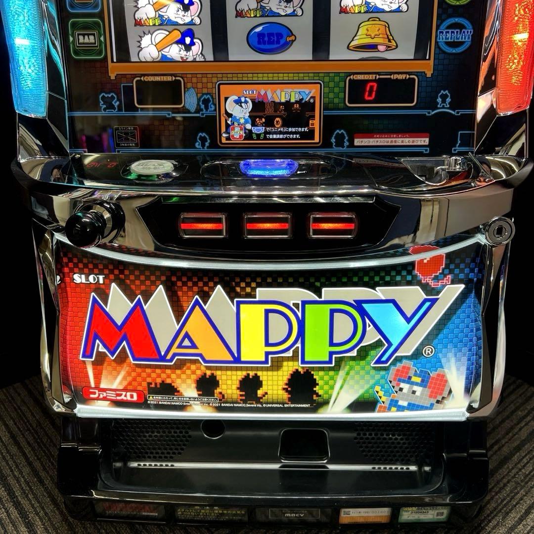 パチスロ実機　マッピー　不要機付　送料無料