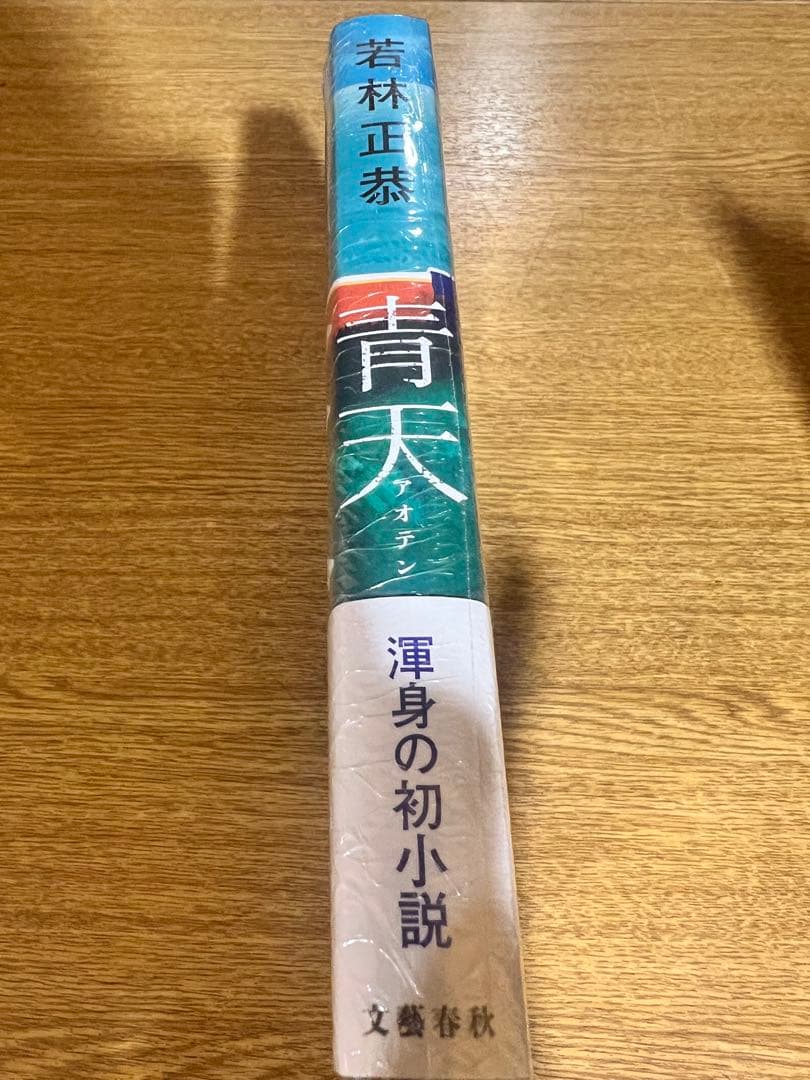 新品 サイン本 直筆 青天 オードリー 若林正恭 文藝春秋 小説 シュリンク付