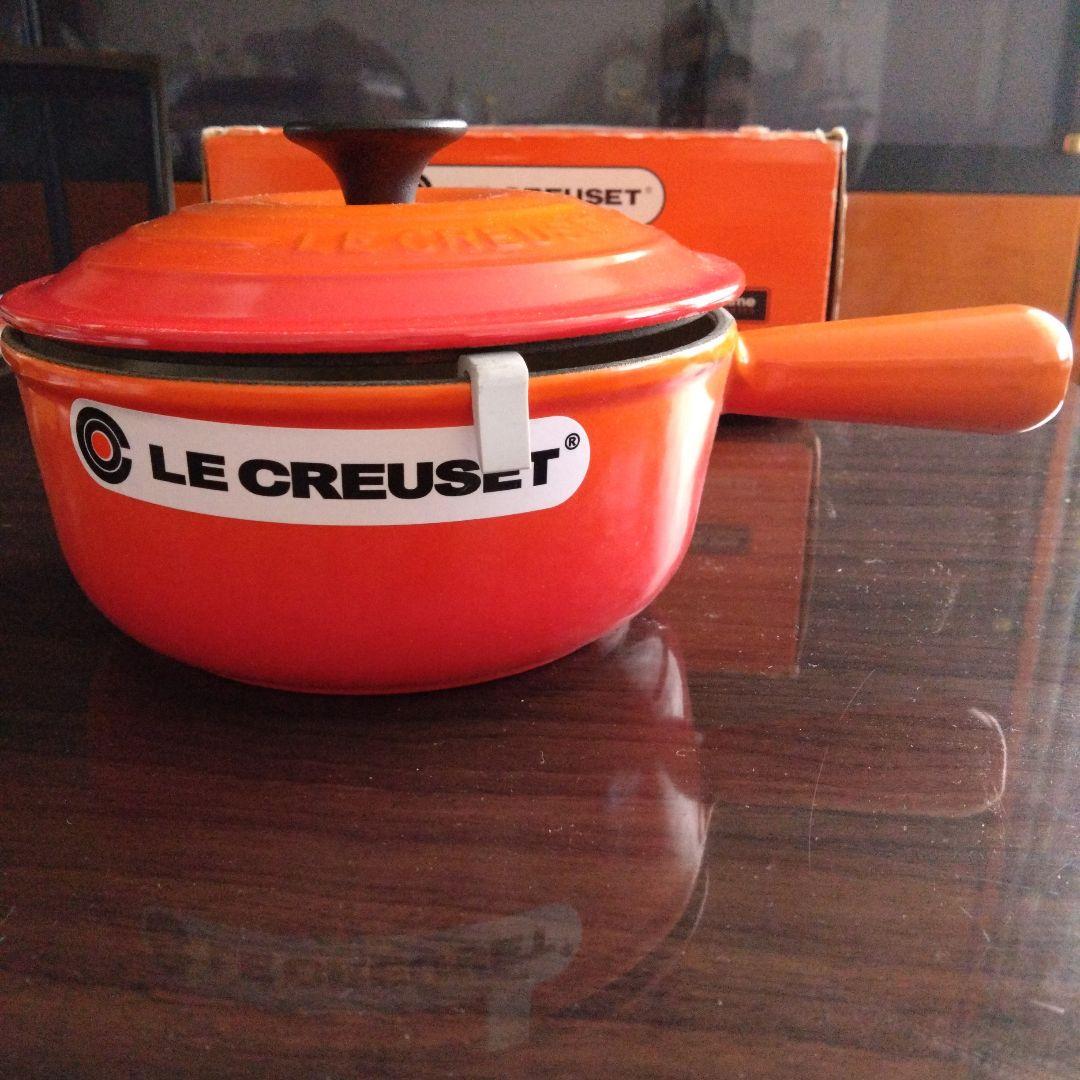 LE CREUSET オレンジ 片手鍋 18cm