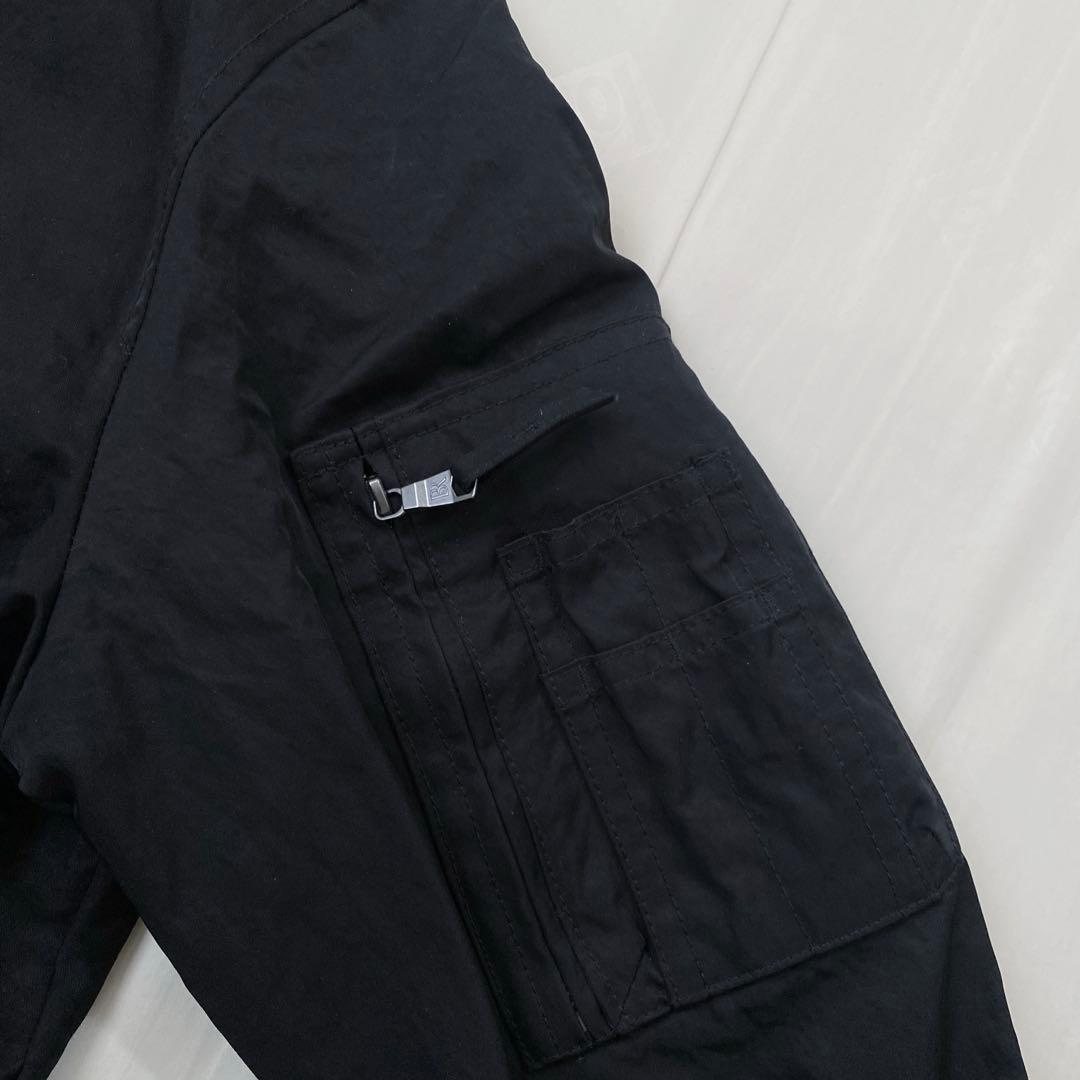 BANANA REPUBLIC ブルゾン ジップアップジャンパー メンズM 黒