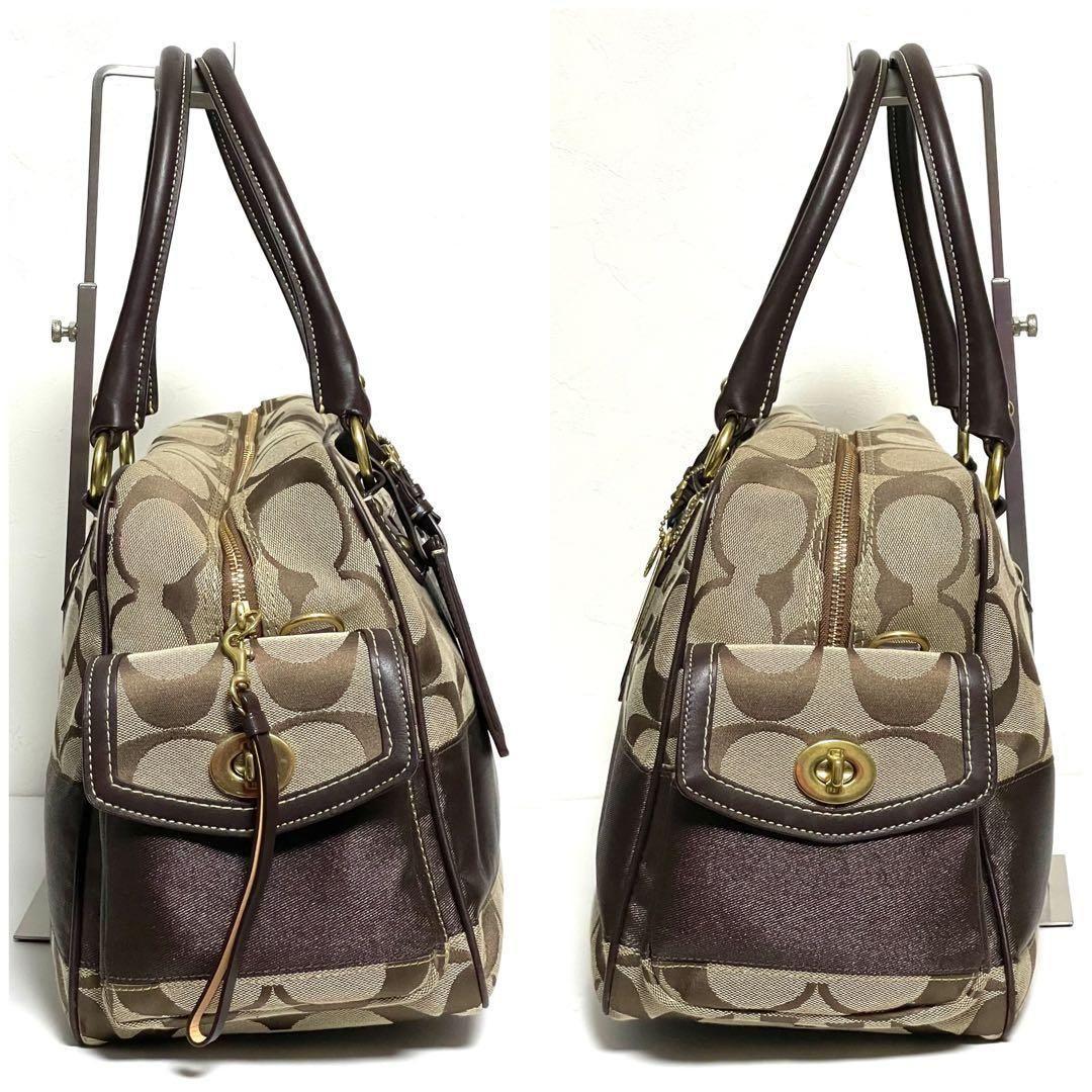✨極美品✨旅行 出張 COACH コーチ 2wayボストンバック F10392