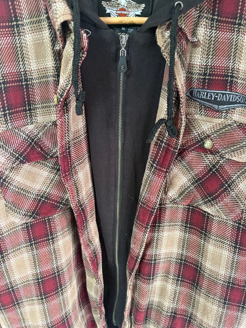 Harley Davidson チェック柄ジャケット ストリート 古着