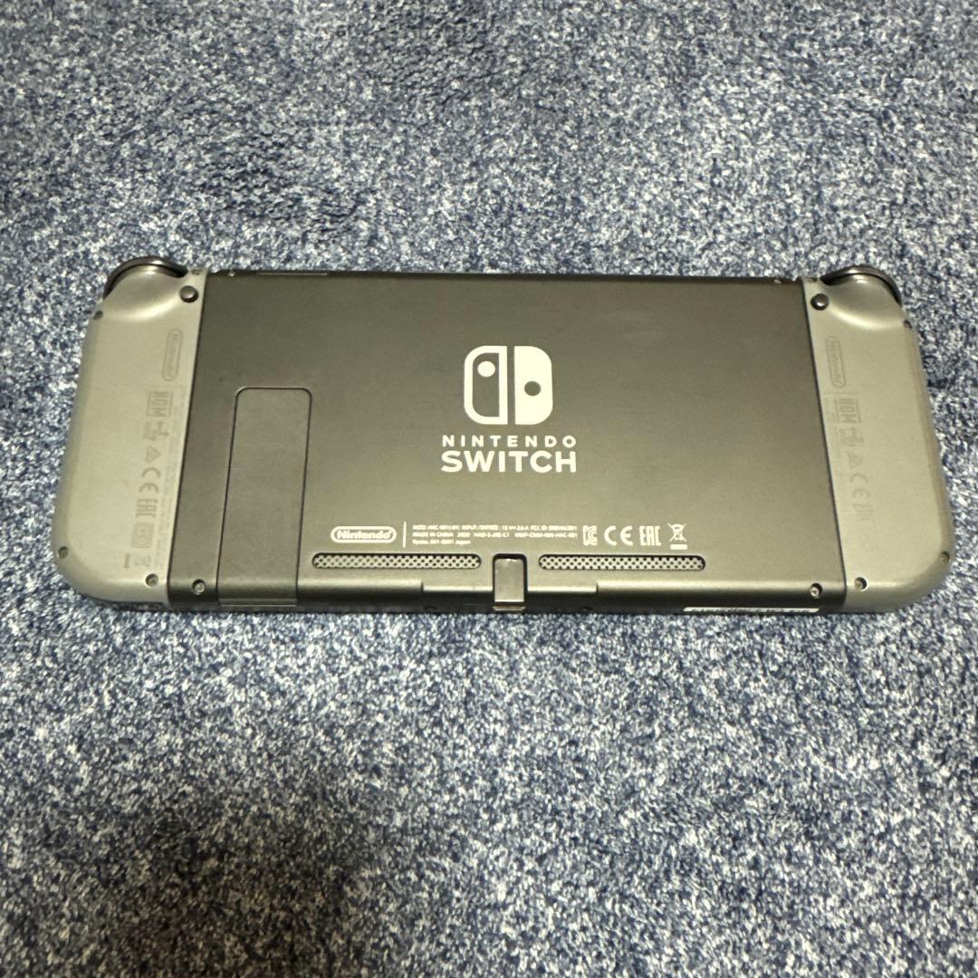 美品ほぼ未使用Nintendo Switch 本体 ケース付　グレー 充実付属品