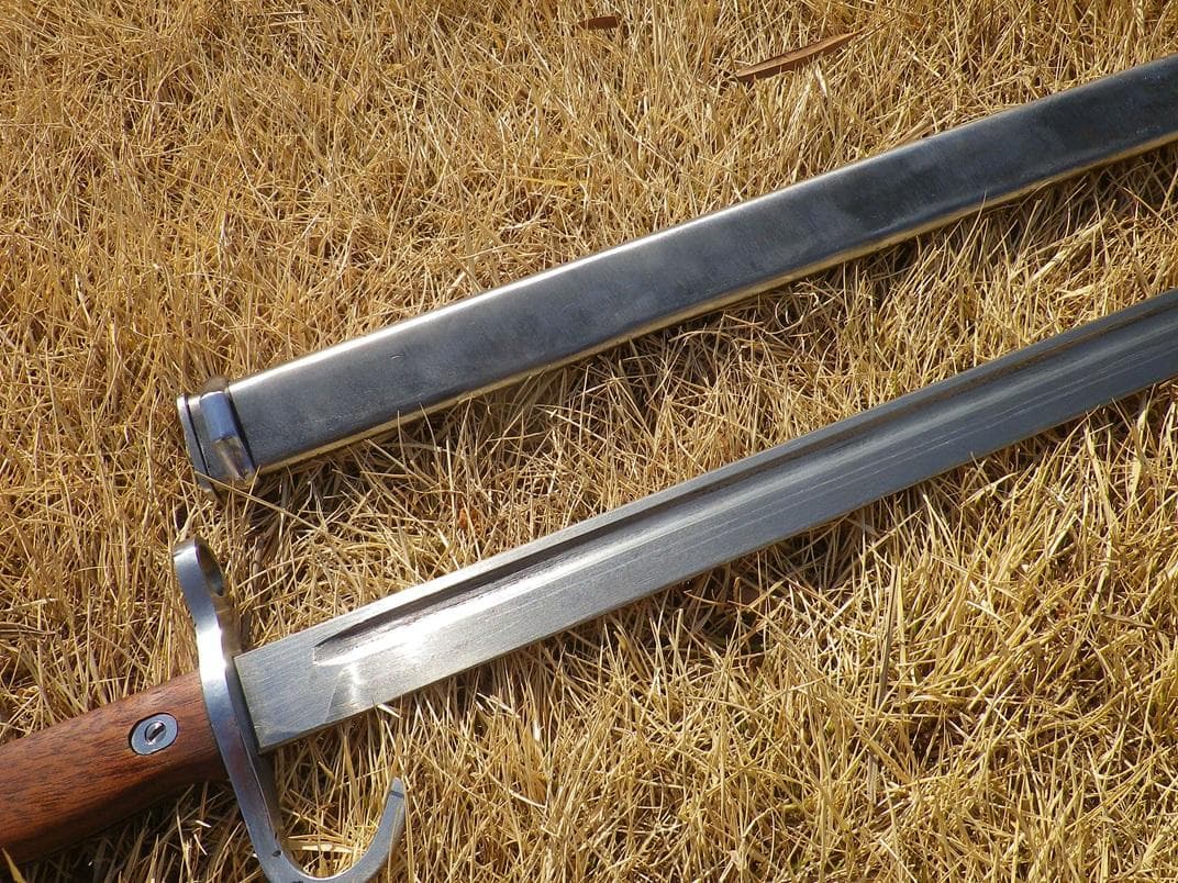 た*と様 三十年式銃剣　レプリカ　複製品　チタン製