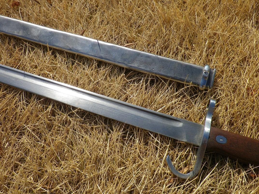 た*と様 三十年式銃剣　レプリカ　複製品　チタン製