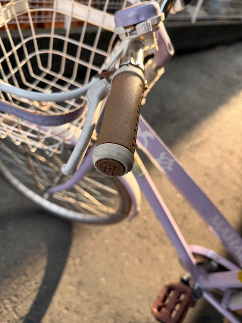 MAHALOジュニア　22インチ　パープル　自転車
