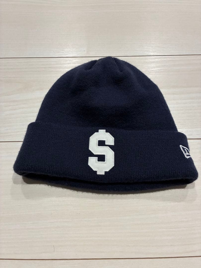 帽子 Supreme new era $ beanie navy